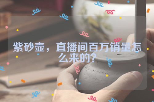 紫砂壶，直播间百万销量怎么来的？